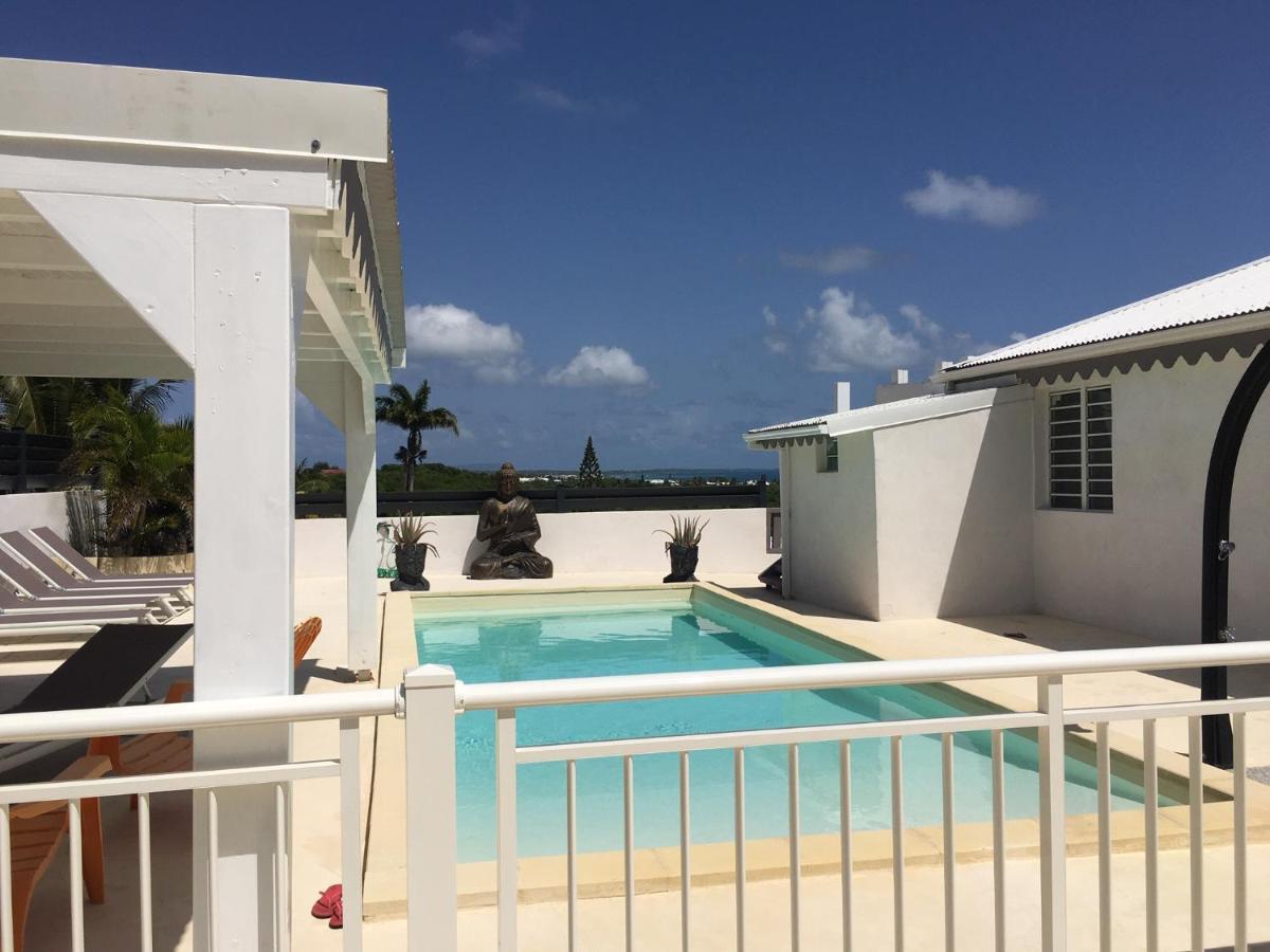 Villa Vue Mer 180°, Piscine Saint-Francois  Luaran gambar